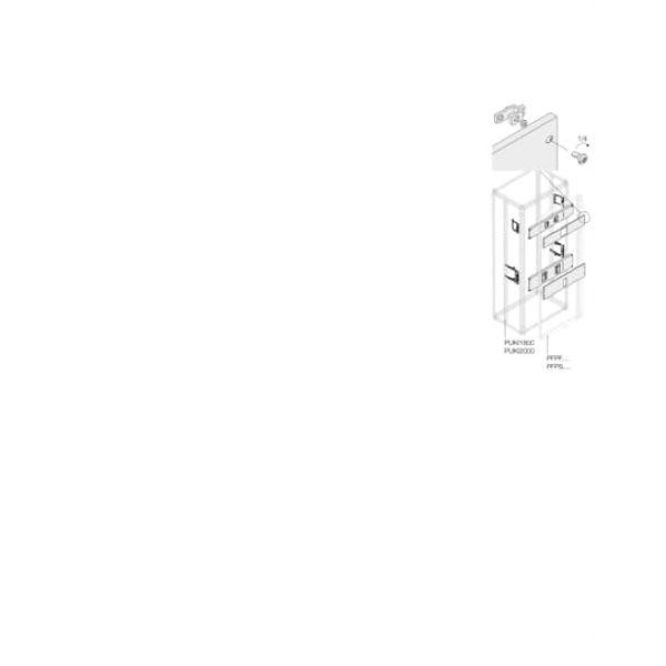 XT4 KIT 4POLES FIXE+RCD.HOR.INST.L=800MM